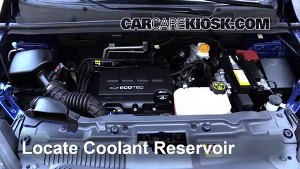 2015 Chevrolet Trax LTZ 1.4L 4 Cyl. Turbo Coolant (Antifreeze) Add Coolant